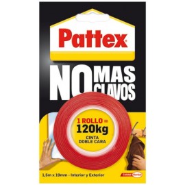 PATTEX NO+CLAVOS 12CINTA D.CARA1403701
