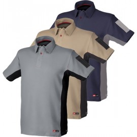 POLO STRETCH GRIS/NEGRO 8170 T-S