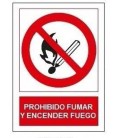 SEÑAL PROHIBIDO FUMAR/ENCEN.FUEGO SP853