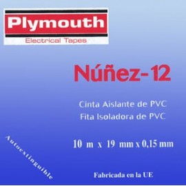 CINTA AISLANTE PVC 5070-10MX19MM NEGRA
