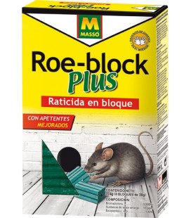 Raticida Roe-Block Plus 231077N 500Gr