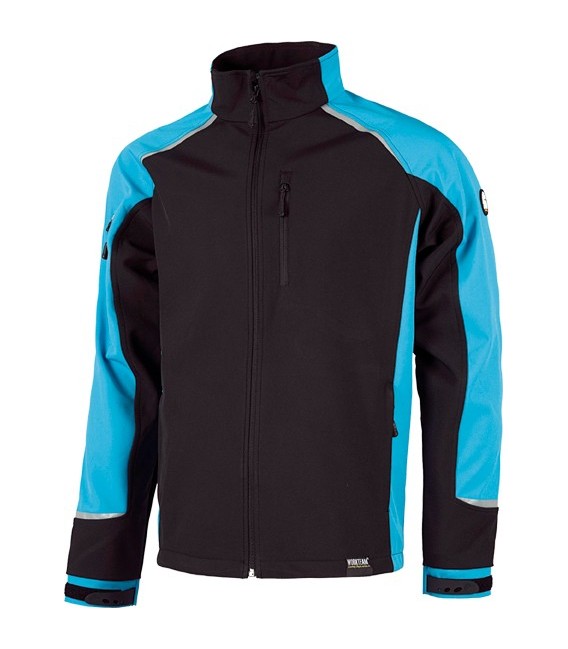 Chaqueta Workshell S9498 Ngr/azul T-L